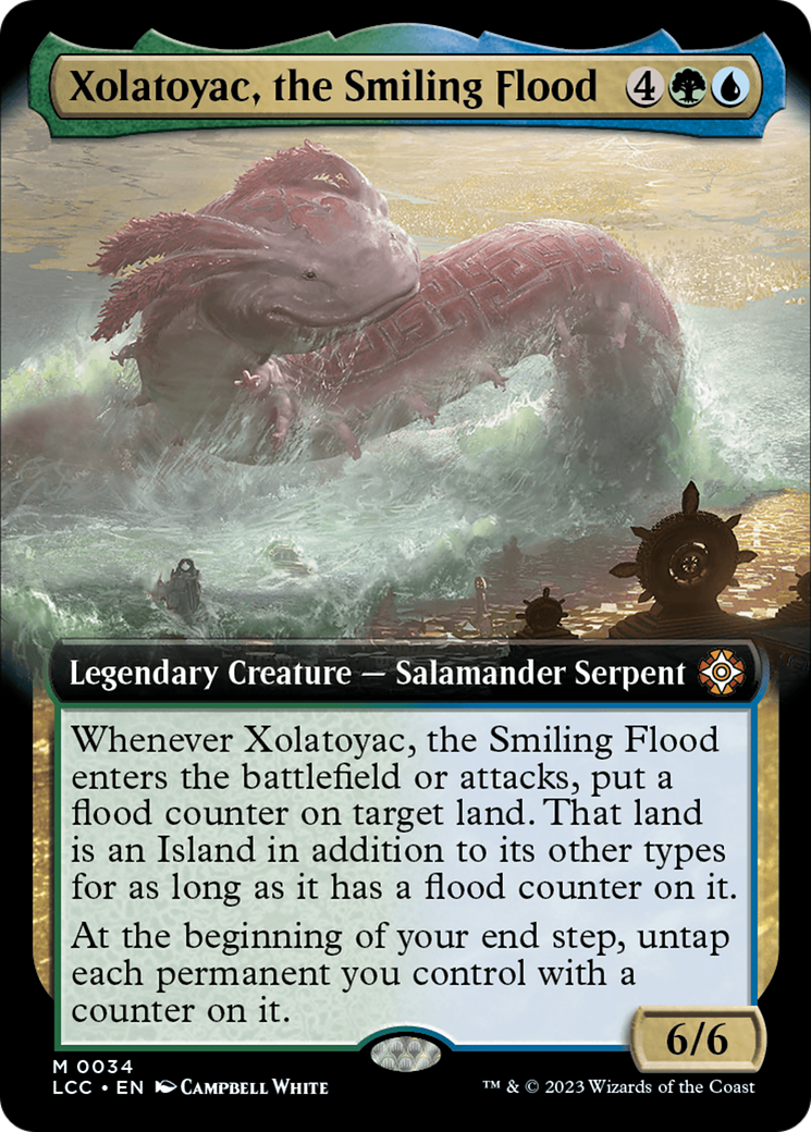 Xolatoyac, the Smiling Flood (Extended Art) [The Lost Caverns of Ixalan Commander] | Amazing Games TCG