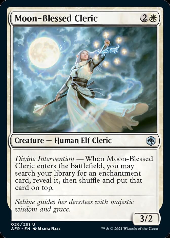 Moon-Blessed Cleric [Dungeons & Dragons: Adventures in the Forgotten Realms] | Amazing Games TCG