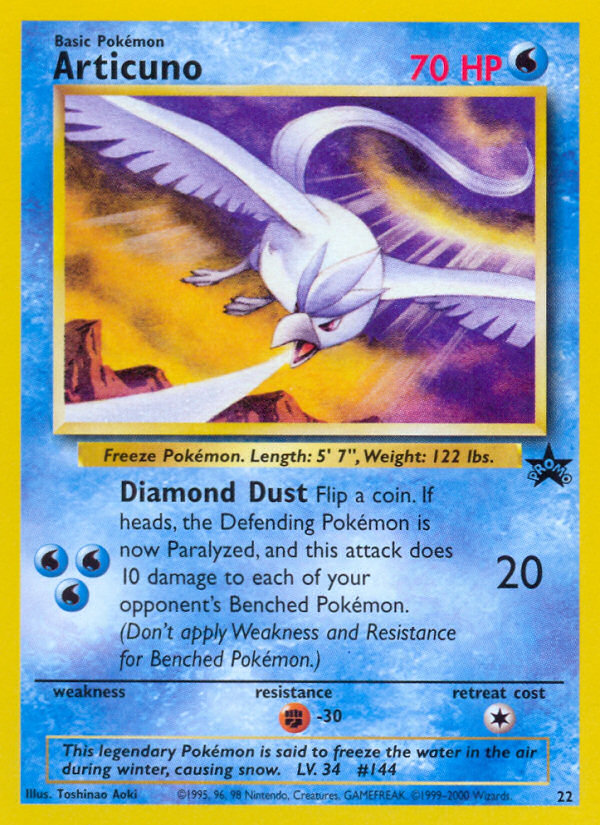 Articuno (22) [Wizards of the Coast: Black Star Promos] | Amazing Games TCG