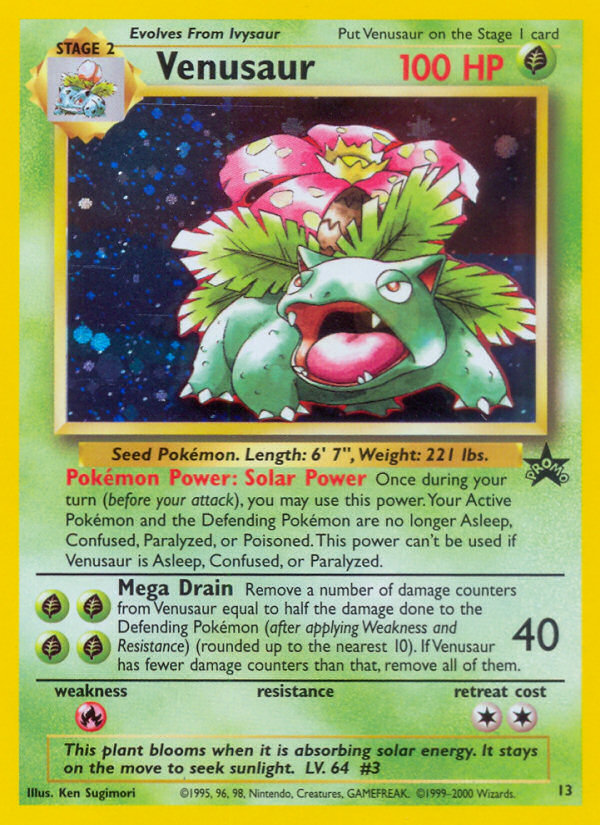 Venusaur (13) [Wizards of the Coast: Black Star Promos] | Amazing Games TCG