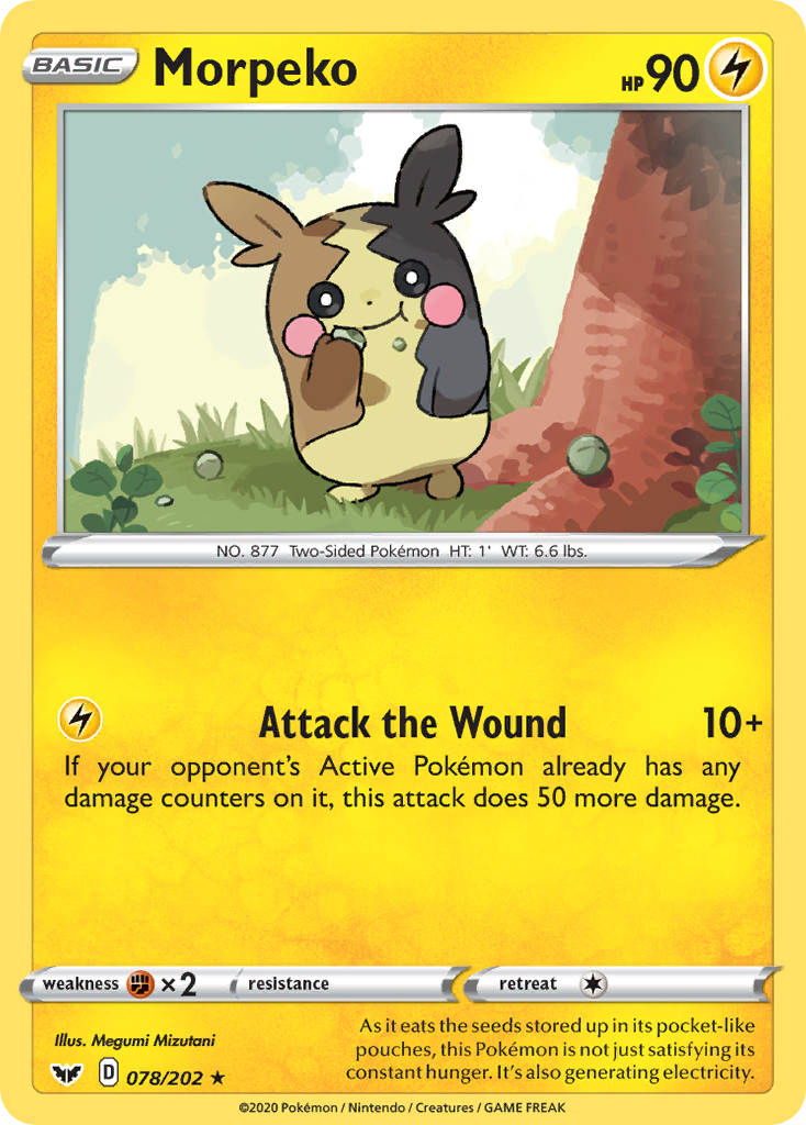 Morpeko (078/202) [Sword & Shield: Base Set] | Amazing Games TCG