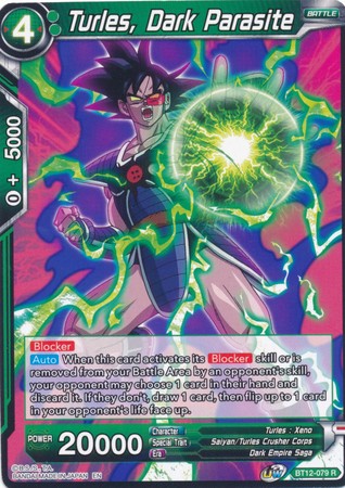 Turles, Dark Parasite (BT12-079) [Vicious Rejuvenation] | Amazing Games TCG