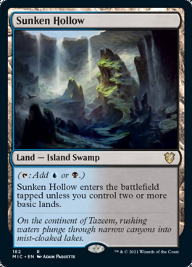 Sunken Hollow [Innistrad: Midnight Hunt Commander] | Amazing Games TCG