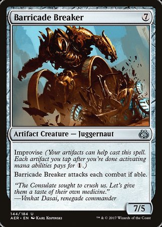 Barricade Breaker [Aether Revolt] | Amazing Games TCG