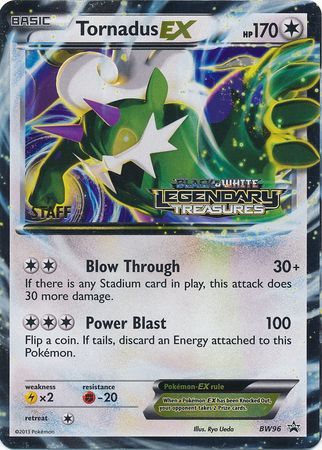 Tornadus EX (BW96) (Staff Prerelease Promo) [Black & White: Black Star Promos] | Amazing Games TCG