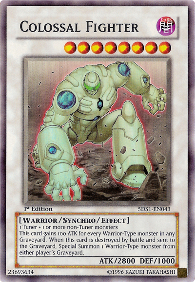 Colossal Fighter [5DS1-EN043] Super Rare | Amazing Games TCG