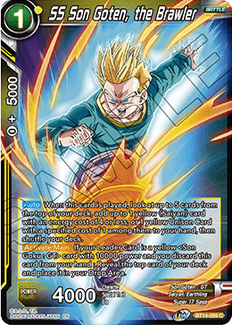 SS Son Goten, the Brawler (BT14-099) [Cross Spirits] | Amazing Games TCG