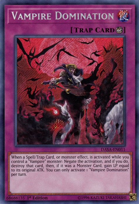 Vampire Domination [DASA-EN011] Secret Rare | Amazing Games TCG