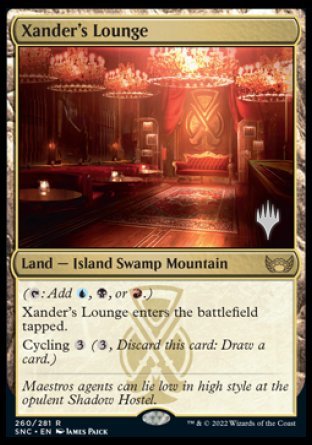 Xander's Lounge (Promo Pack) [Streets of New Capenna Promos] | Amazing Games TCG