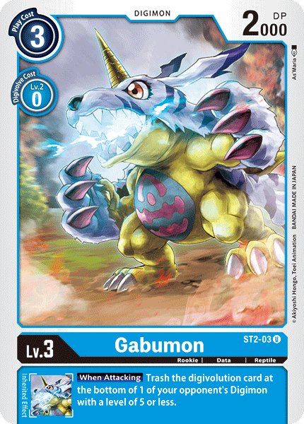 Gabumon [ST2-03] [Starter Deck: Cocytus Blue] | Amazing Games TCG