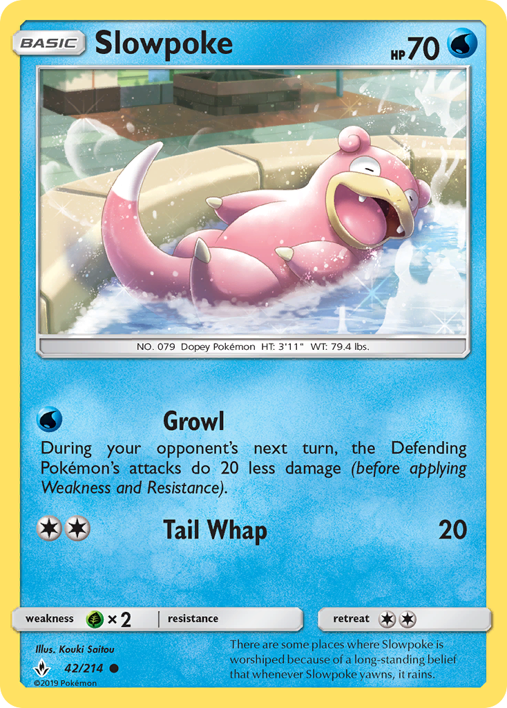 Slowpoke (42/214) [Sun & Moon: Unbroken Bonds] | Amazing Games TCG