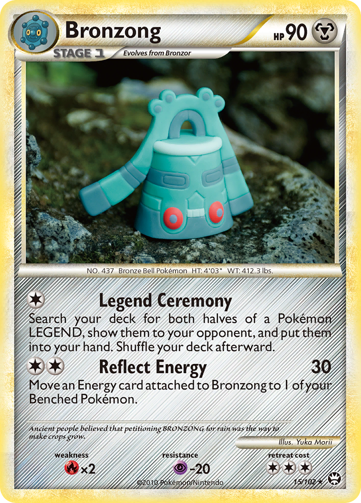 Bronzong (15/102) [HeartGold & SoulSilver: Triumphant] | Amazing Games TCG