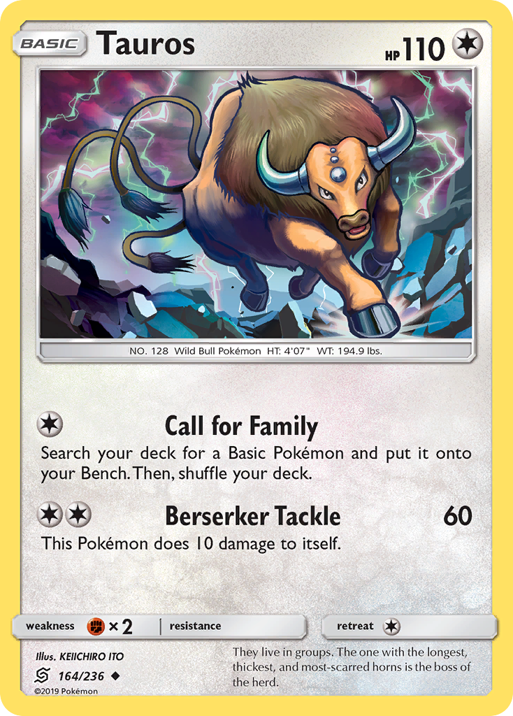 Tauros (164/236) [Sun & Moon: Unified Minds] | Amazing Games TCG