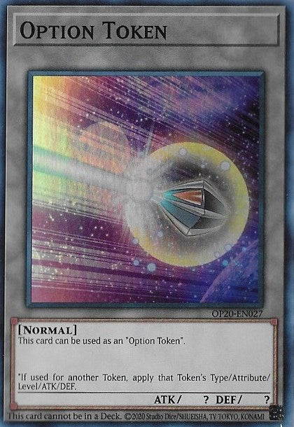 Option Token [OP20-EN027] Super Rare | Amazing Games TCG