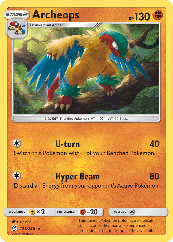 Archeops (121/236) [Sun & Moon: Unified Minds] | Amazing Games TCG