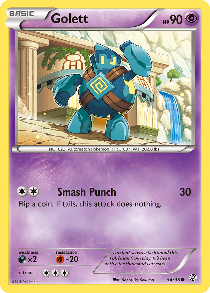 Golett (34/98) [XY: Ancient Origins] | Amazing Games TCG