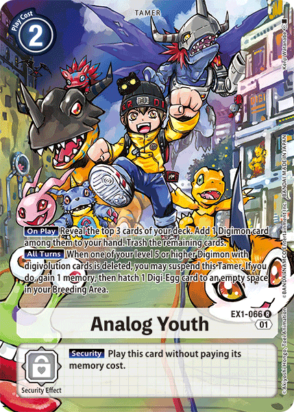 Analog Youth [EX1-066] (Alternate Art) [Classic Collection] | Amazing Games TCG