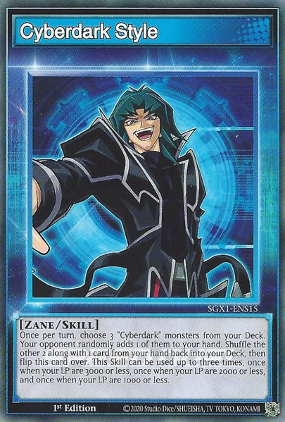 Cyberdark Style [SGX1-ENS15] Common | Amazing Games TCG