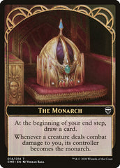 Elf Warrior // The Monarch Token [Commander Legends Tokens] | Amazing Games TCG