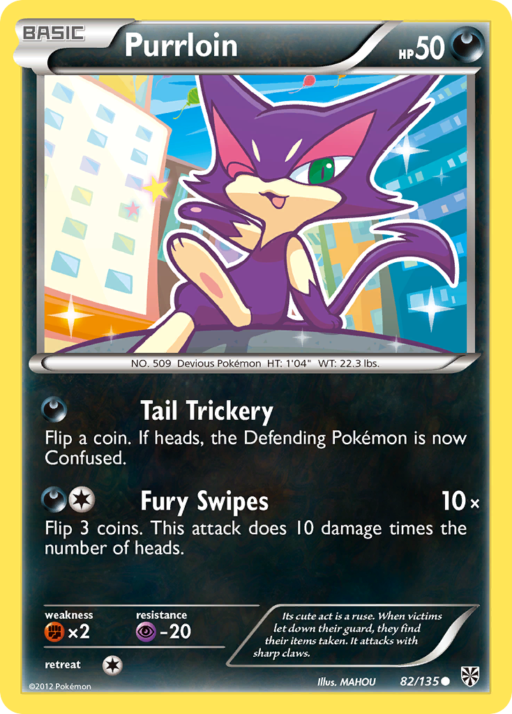 Purrloin (82/135) [Black & White: Plasma Storm] | Amazing Games TCG