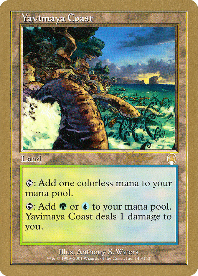 Yavimaya Coast (Sim Han How) [World Championship Decks 2002] | Amazing Games TCG