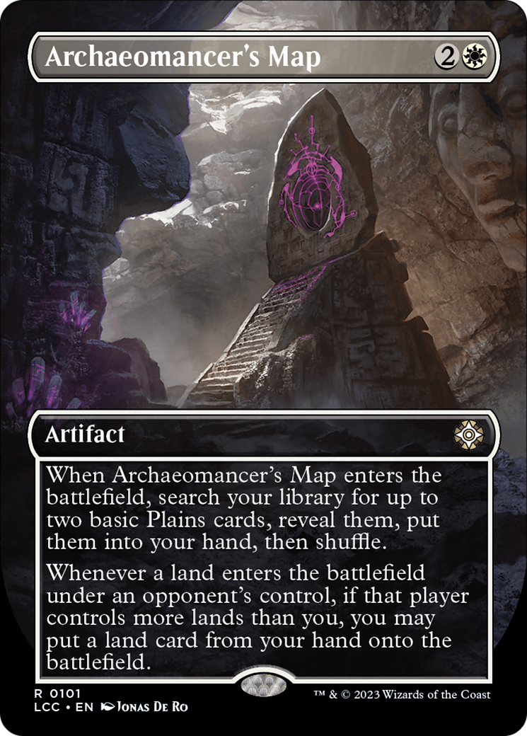 Archaeomancer's Map (Borderless) [The Lost Caverns of Ixalan Commander] | Amazing Games TCG