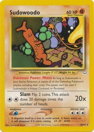 Sudowoodo (26/64) [Neo Revelation Unlimited] | Amazing Games TCG