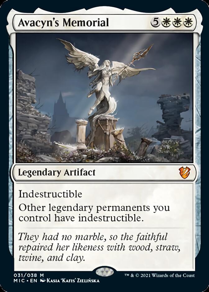 Avacyn's Memorial [Innistrad: Midnight Hunt Commander] | Amazing Games TCG