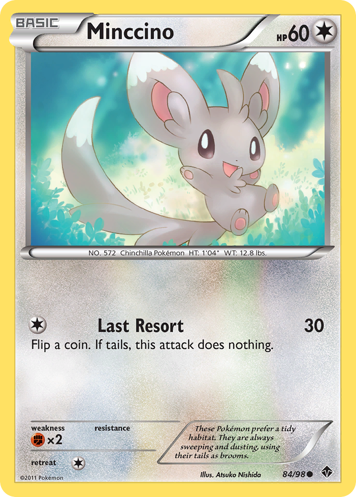 Minccino (84/98) [Black & White: Emerging Powers] | Amazing Games TCG