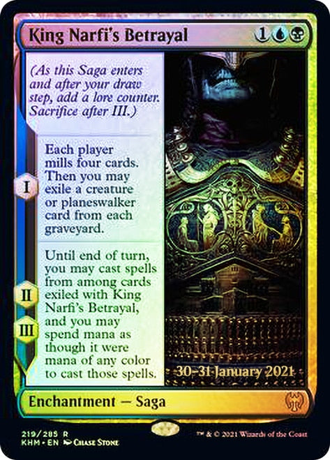 King Narfi's Betrayal [Kaldheim Prerelease Promos] | Amazing Games TCG