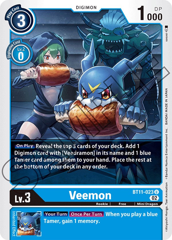 Veemon [BT11-023] [Dimensional Phase] | Amazing Games TCG
