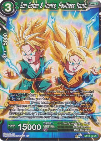 Son Goten & Trunks, Faultless Youth (EX13-15) [Special Anniversary Set 2020] | Amazing Games TCG