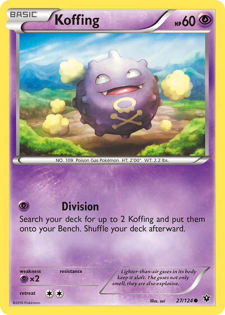 Koffing (27/124) [XY: Fates Collide] | Amazing Games TCG