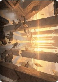 Skyclave Basilica Art Card [Zendikar Rising Art Series] | Amazing Games TCG