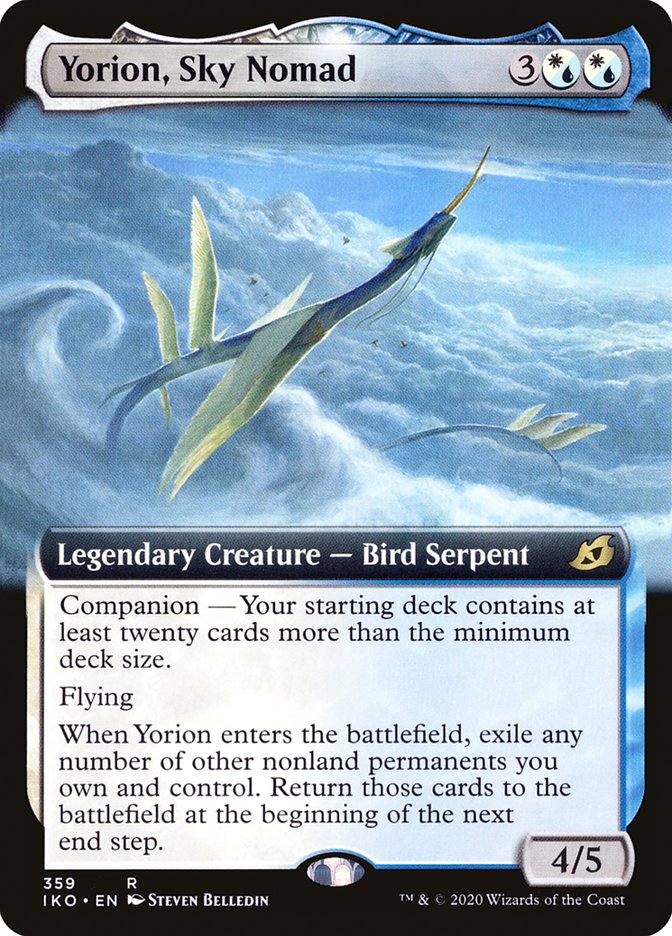 Yorion, Sky Nomad (Extended Art) [Ikoria: Lair of Behemoths] | Amazing Games TCG