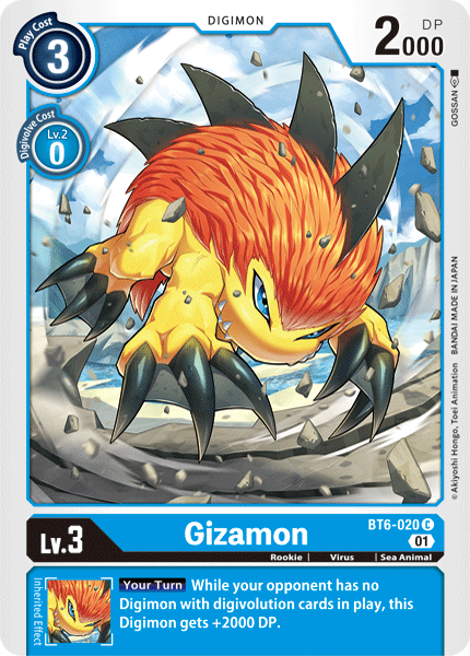 Gizamon [BT6-020] [Double Diamond] | Amazing Games TCG