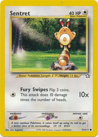 Sentret (71/111) [Neo Genesis Unlimited] | Amazing Games TCG