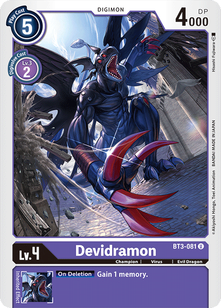 Devidramon [BT3-081] [Release Special Booster Ver.1.0] | Amazing Games TCG