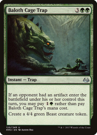 Baloth Cage Trap [Modern Masters 2017] | Amazing Games TCG