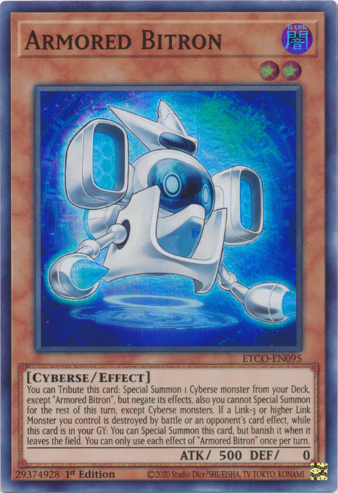 Armored Bitron [ETCO-EN095] Super Rare | Amazing Games TCG