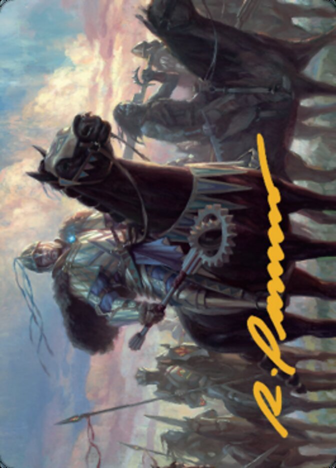 Shanid, Sleepers' Scourge Art Card (Gold-Stamped Signature) [Dominaria United Art Series] | Amazing Games TCG