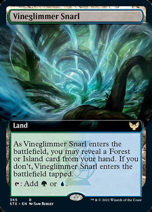 Vineglimmer Snarl (Extended) [Strixhaven: School of Mages] | Amazing Games TCG