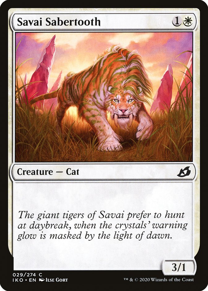 Savai Sabertooth [Ikoria: Lair of Behemoths] | Amazing Games TCG