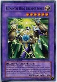 Elemental Hero Thunder Giant [Mattel Action Figure Promos: Series 1] [MF01-EN001] | Amazing Games TCG