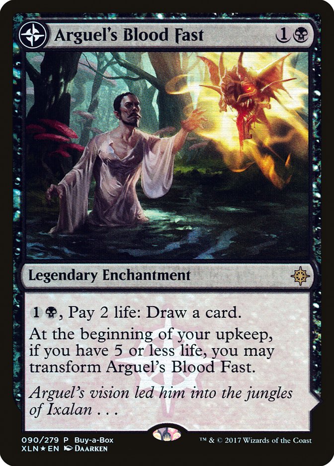 Arguel's Blood Fast // Temple of Aclazotz (Buy-A-Box) [Ixalan Treasure Chest] | Amazing Games TCG