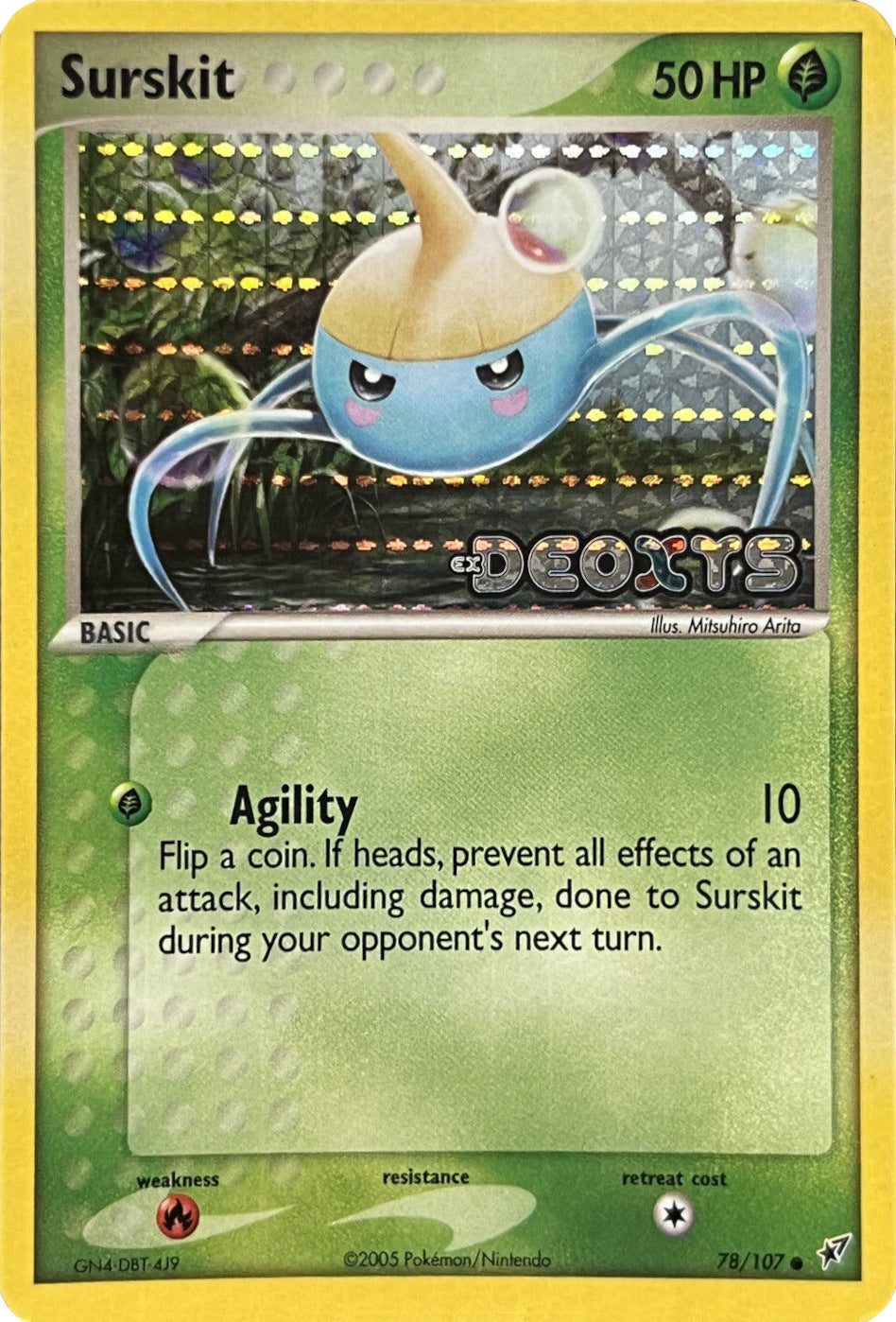 Surskit (78/107) (Stamped) [EX: Deoxys] | Amazing Games TCG