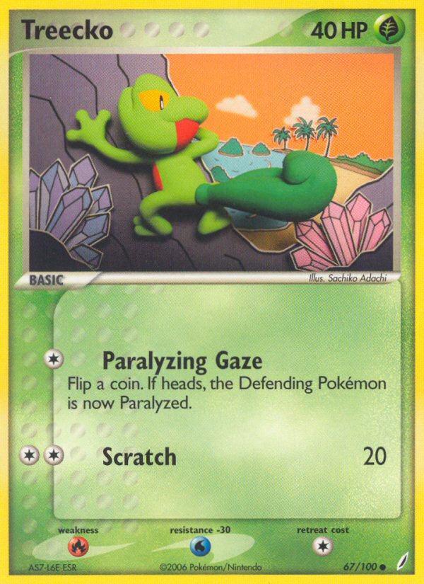 Treecko (67/100) [EX: Crystal Guardians] | Amazing Games TCG