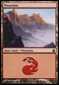 Mountain (313) [Commander 2011] | Amazing Games TCG