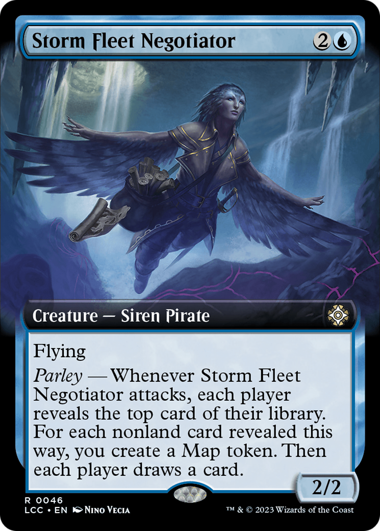 Storm Fleet Negotiator (Extended Art) [The Lost Caverns of Ixalan Commander] | Amazing Games TCG