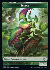 Ogre // Insect Double-sided Token [Streets of New Capenna Commander Tokens] | Amazing Games TCG